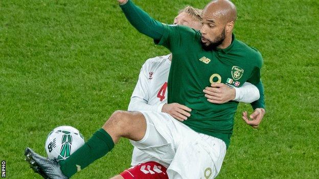 David McGoldrick brought his six-year international career to an end on Wednesday