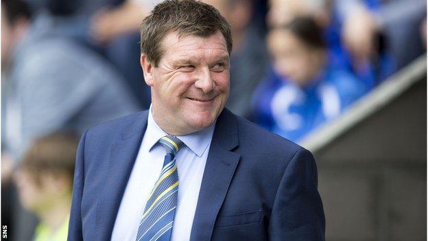 St Johnstone manager Tommy Wright guided the team to a Scottish Cup triumph in 2014