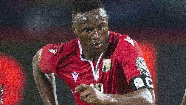 Victor Wanyama in action for Kenya