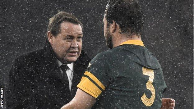 New Zealand coach Steve Hansen