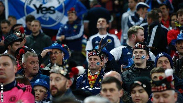 The Scottish FA have been directly allocated 2655 tickets for the match against England at Wembley