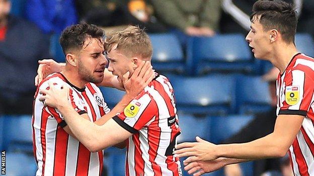 Tommy Doyle (centre) was the supply line for Iliman Ndiaye's 11th-minute opener for Sheffield United