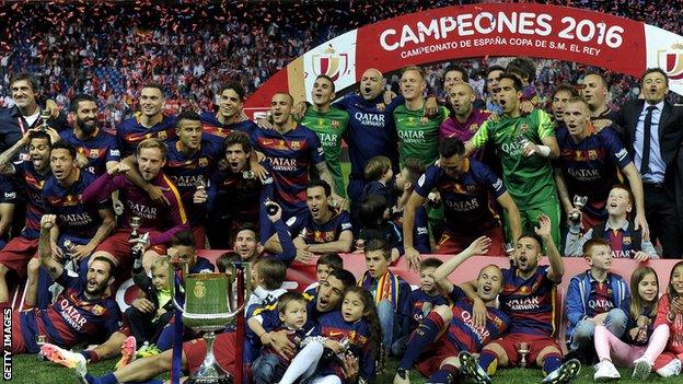 Barcelona win Copa del Rey