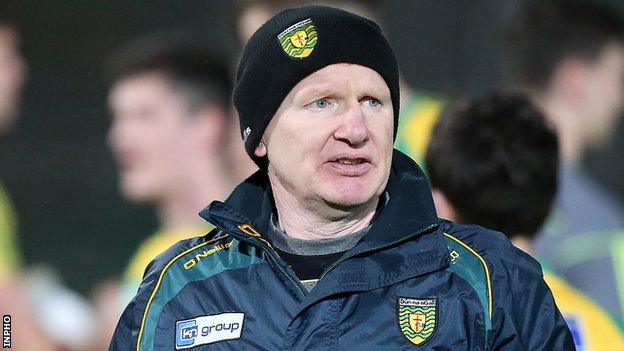 Declan Bonner has started his second spell as Donegal football manager