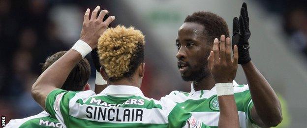 Scott Sinclair and Moussa Dembele