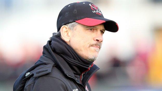 Ulster's director of rugby Les Kiss previously worked as assistant to Ireland coach Joe Schmidt