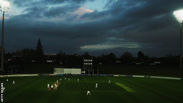 Floodlit cricket