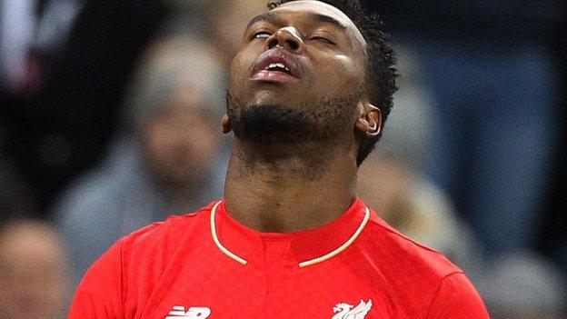 Liverpool striker Daniel Sturridge