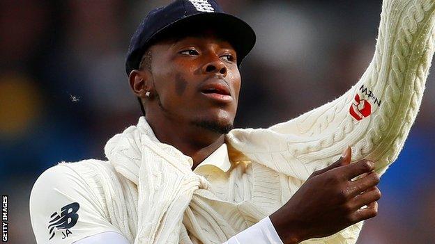 England bowler Jofra Archer