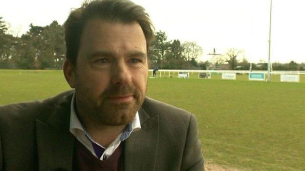 London Irish chief executive Brian Facer