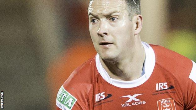 Danny McGuire in action for Hull KR