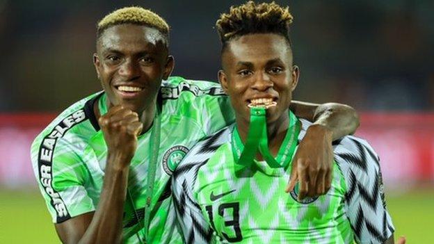 Osimhen and Chukwueze