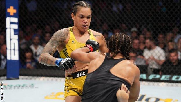 Amanda Nunes and Julianna Pena