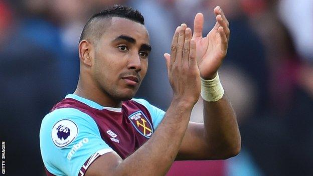 West Ham playmaker Dimitri Payet