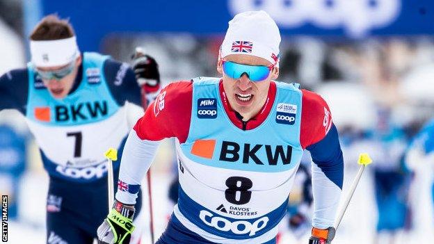 British cross country skier Andrew Young