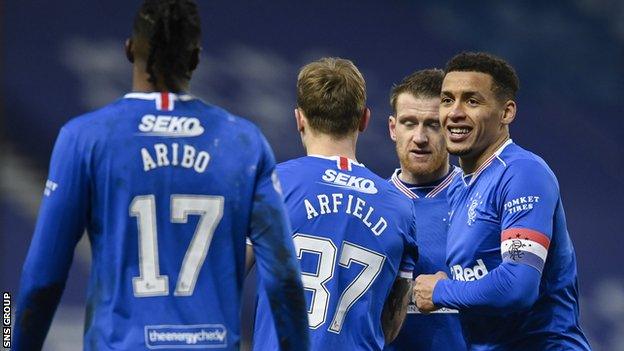 Rangers beat Kilmarnock 1-0 on Saturday to move 21 points clear at the top of the Premiership