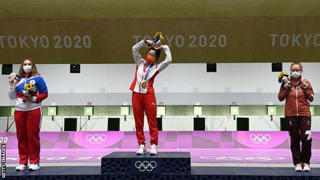 10-metre rifle medallists