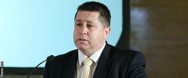 Cliftonville chairman Gerard Lawlor