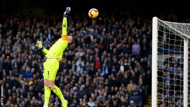 Jordan Pickford of Everton