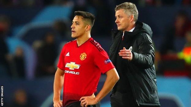 Alexis Sanchez and Ole Gunnar Solskjaer