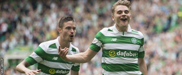 Celtic winger James Forrest