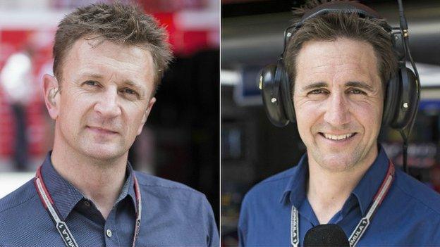 Allan McNish and Tom Clarkson