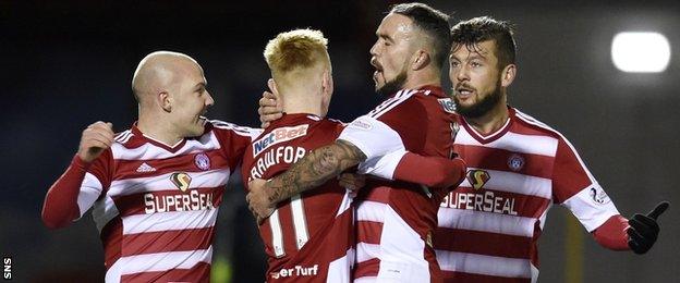 Accies celebrate