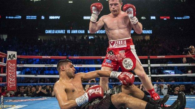 Amir Khan and Canelo