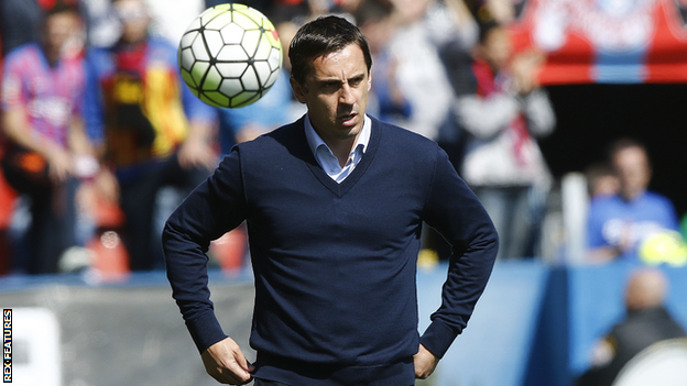 Valencia boss Gary Neville