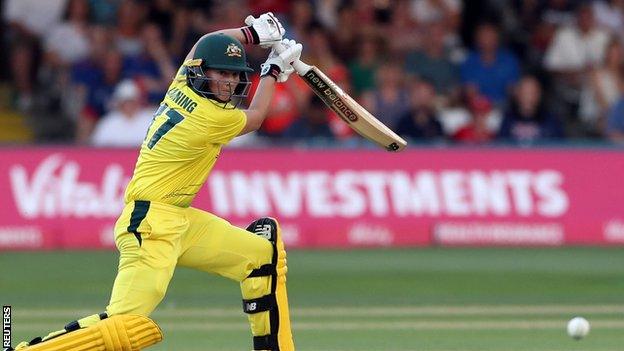 Australia's Meg Lanning hits 133 against England