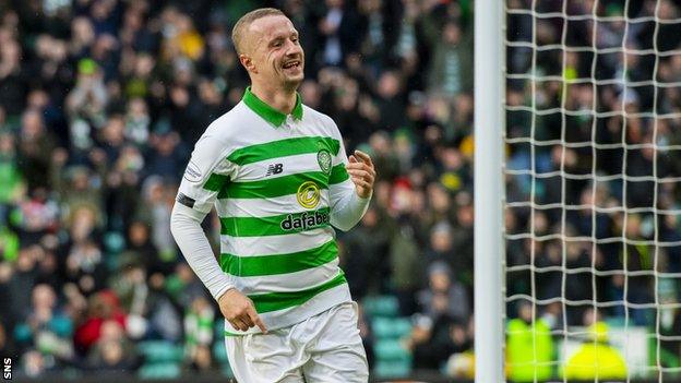 Celtic striker Leigh Griffiths