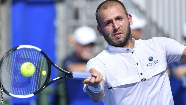 Britain's Dan Evans