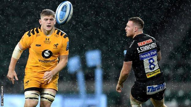 Jack Willis playing for Wasps