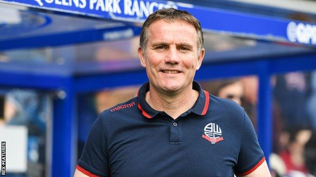 Bolton boss Phil Parkinson