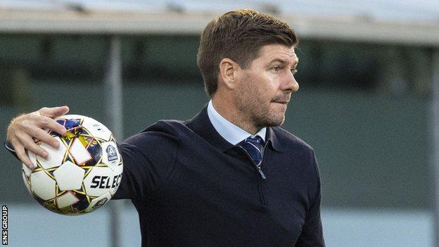 Rangers manager Steven Gerrard