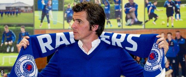 Rangers midfielder Joey Barton