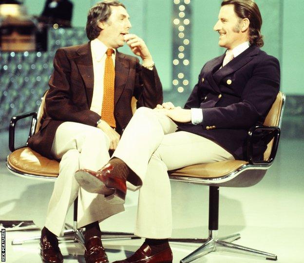 Larry Grayson and Graham Hill, 1973