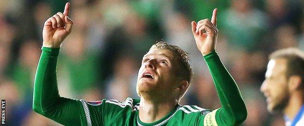 Northern Ireland football captain Steven Davis starred as his country qualified for Euro 2016