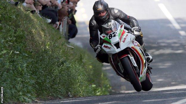 Derek Sheils won both big bike races at Skerries