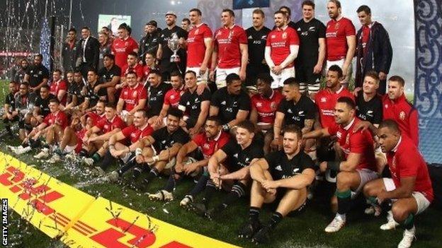 The Lions and All Blacks