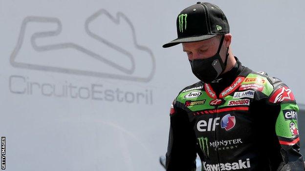 A pensive Jonathan Rea