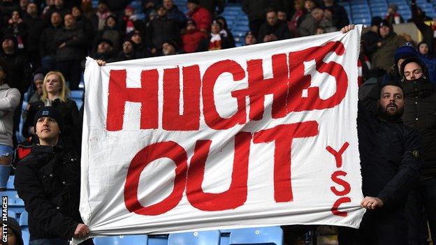 Stoke fans at the Ricoh Arena