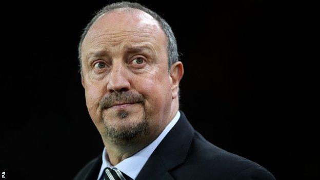 Newcastle United boss Rafael Benitez