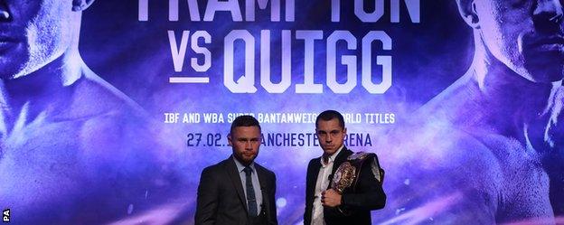 Carl Frampton and Scott Quigg