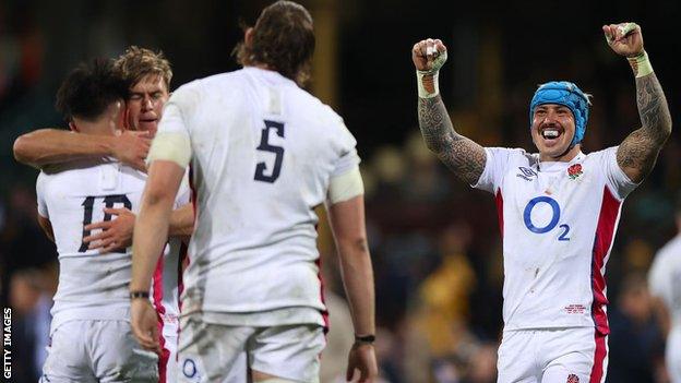 Jack Nowell celebrates