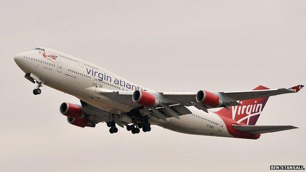 Virgin Atlantic plane