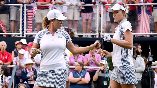 Lexi Thompson and Cristie Kerr