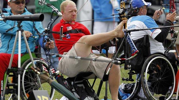 USA "armless archer" Matt Stutzman