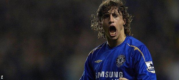 Crespo helped Chelsea win the Premier League title in 2006