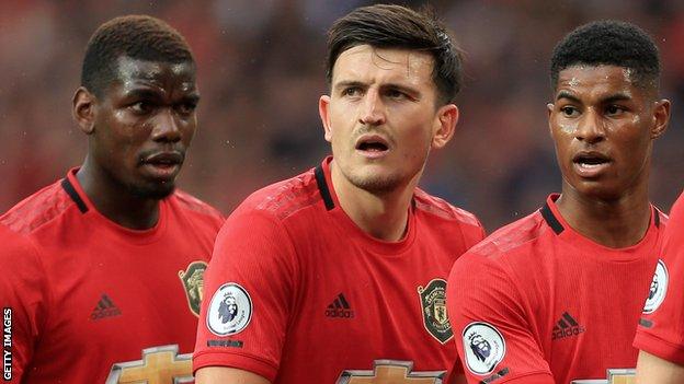 Pogba, Maguire, Rashford